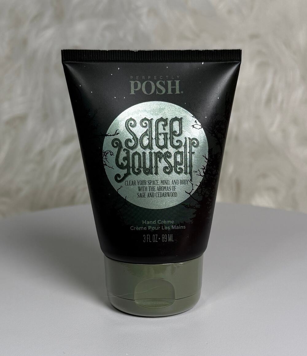 Perfectly Posh Sage Yourself Big Fat Yummy Hand Creme Cream-Sage and Cedarwood